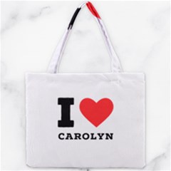 I Love Carolyn Mini Tote Bag by ilovewhateva