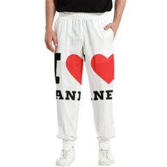 I Love Janet Men s Elastic Waist Pants by ilovewhateva