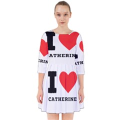 I Love Catherine Smock Dress by ilovewhateva