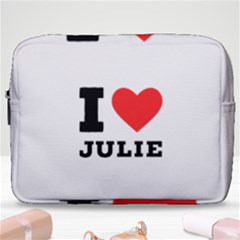 I Love Julie Make Up Pouch (large) by ilovewhateva