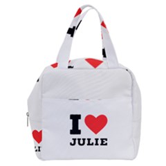 I Love Julie Boxy Hand Bag by ilovewhateva