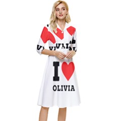 I Love Olivia Classy Knee Length Dress by ilovewhateva