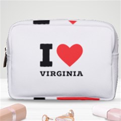 I Love Virginia Make Up Pouch (medium) by ilovewhateva