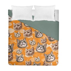 Cat Cute Duvet Cover Double Side (full/ Double Size) by Givinglala