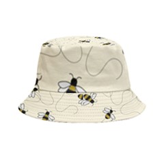 Insects Bees Digital Paper Inside Out Bucket Hat by Semog4