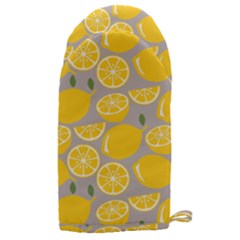 Lemon Background Lemon Wallpaper Microwave Oven Glove by Semog4