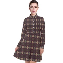 Pattern 254 Long Sleeve Chiffon Shirt Dress by GardenOfOphir