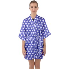 Pattern 286 Half Sleeve Satin Kimono  by GardenOfOphir