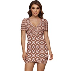 Pattern 294 Low Cut Cap Sleeve Mini Dress by GardenOfOphir