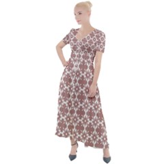 Pattern 302 Button Up Short Sleeve Maxi Dress by GardenOfOphir