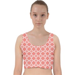 Pattern 304 Velvet Racer Back Crop Top by GardenOfOphir