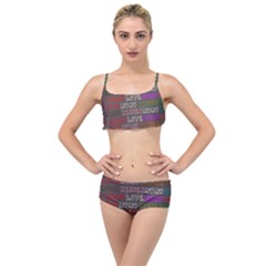 Pattern 311 Layered Top Bikini Set by GardenOfOphir