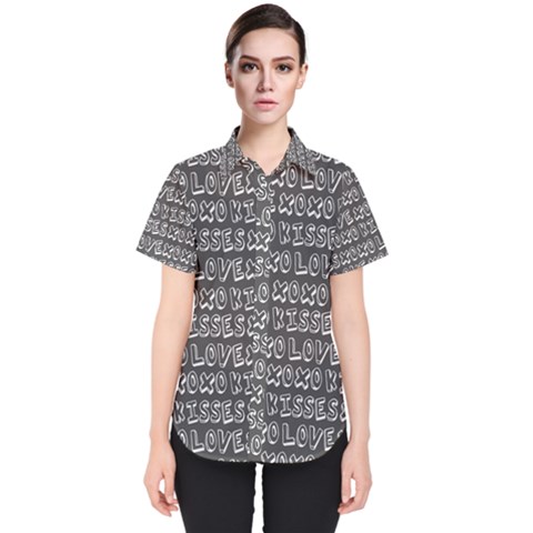 Pattern 321 Women s Short Sleeve Shirt by GardenOfOphir