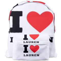 I Love Lauren Giant Full Print Backpack by ilovewhateva