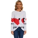 I love lauren Long Sleeve Crew Neck Pullover Top View1