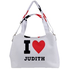 I Love Judith Double Compartment Shoulder Bag by ilovewhateva