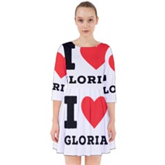 I Love Gloria  Smock Dress by ilovewhateva