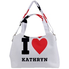 I Love Kathryn Double Compartment Shoulder Bag by ilovewhateva