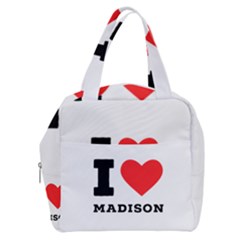 I Love Madison  Boxy Hand Bag by ilovewhateva