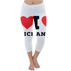 I Love Janice Capri Winter Leggings  by ilovewhateva