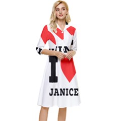 I Love Janice Classy Knee Length Dress by ilovewhateva