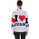 I love jean Women s High Neck Windbreaker View2