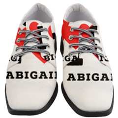 I Love Abigail  Women Heeled Oxford Shoes by ilovewhateva