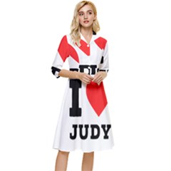 I Love Judy Classy Knee Length Dress by ilovewhateva