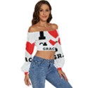 F386086d-cb60-4690-97fa-e262e383f966 Long Sleeve Crinkled Weave Crop Top View3