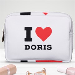 I Love Doris Make Up Pouch (medium) by ilovewhateva