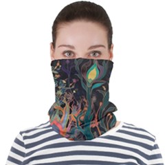 Ai Generated Trees Forest Mystical Forest Nature Face Seamless Bandana (adult) by Ravend