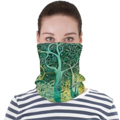 Nature Trees Forest Mystical Forest Jungle Face Seamless Bandana (adult) by Ravend