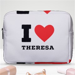 I Love Theresa Make Up Pouch (large) by ilovewhateva