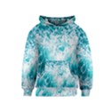 Tropical Blue Ocean Wave Kids  Pullover Hoodie View1