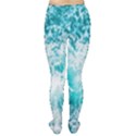 Tropical Blue Ocean Wave Tights View2