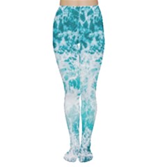 Tropical Blue Ocean Wave Tights by Jack14