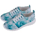 Tropical Blue Ocean Wave Men s Lightweight Sports Shoes View2