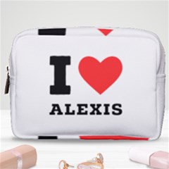 I Love Alexis Make Up Pouch (medium) by ilovewhateva