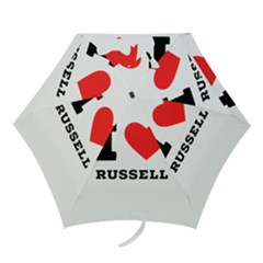 I Love Russell Mini Folding Umbrellas by ilovewhateva