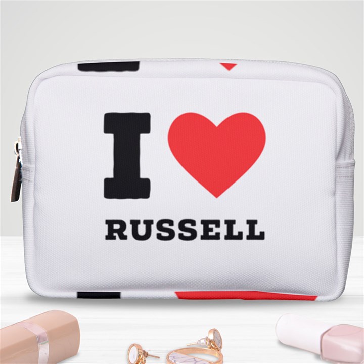 I love russell Make Up Pouch (Medium)