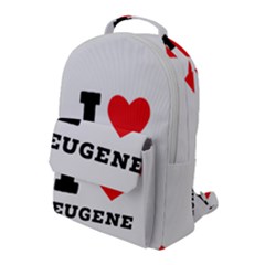 I Love Eugene Flap Pocket Backpack (large) by ilovewhateva