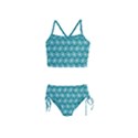 Gerbera Daisy Vector Tile Pattern Girls  Tankini Swimsuit View1