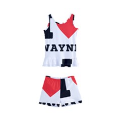 I Love Wayne Kids  Boyleg Swimsuit by ilovewhateva