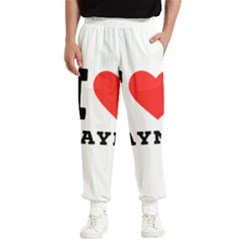 I Love Wayne Men s Elastic Waist Pants by ilovewhateva