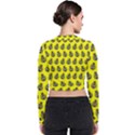 Ladybug Vector Geometric Tile Pattern Long Sleeve Zip Up Bomber Jacket View2