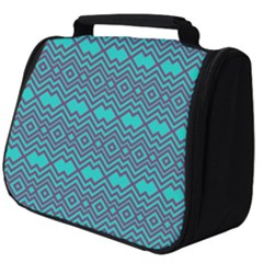 Chevron Zigzag Pattern Full Print Travel Pouch (big) by Jancukart