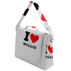 I Love Willie Box Up Messenger Bag by ilovewhateva