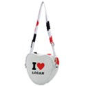 I love logan Heart Shoulder Bag View1