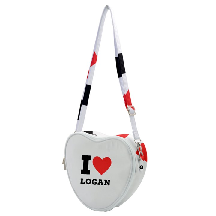 I love logan Heart Shoulder Bag