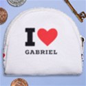 I love gabriel Horseshoe Style Canvas Pouch View2